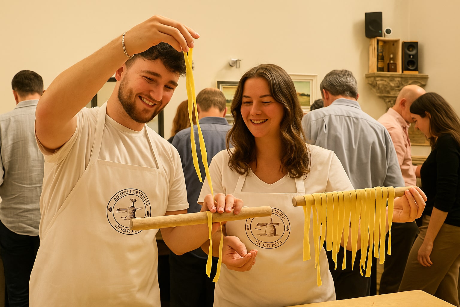 Florence Pasta Cooking Class with Unlimited Wine